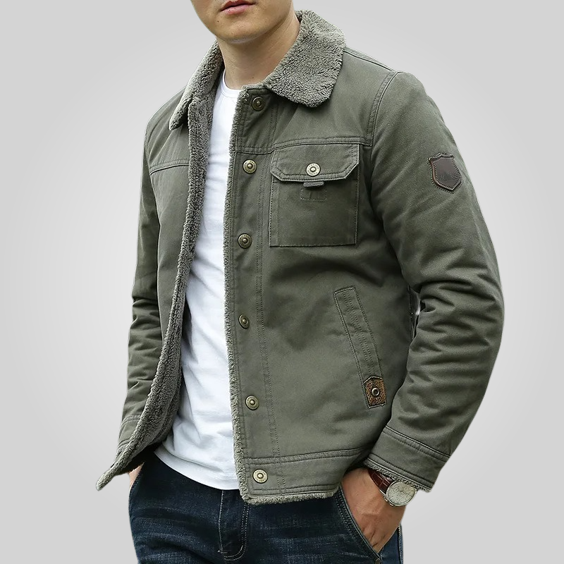 Vestiri™ | Robust Jakke med Sherpa-For