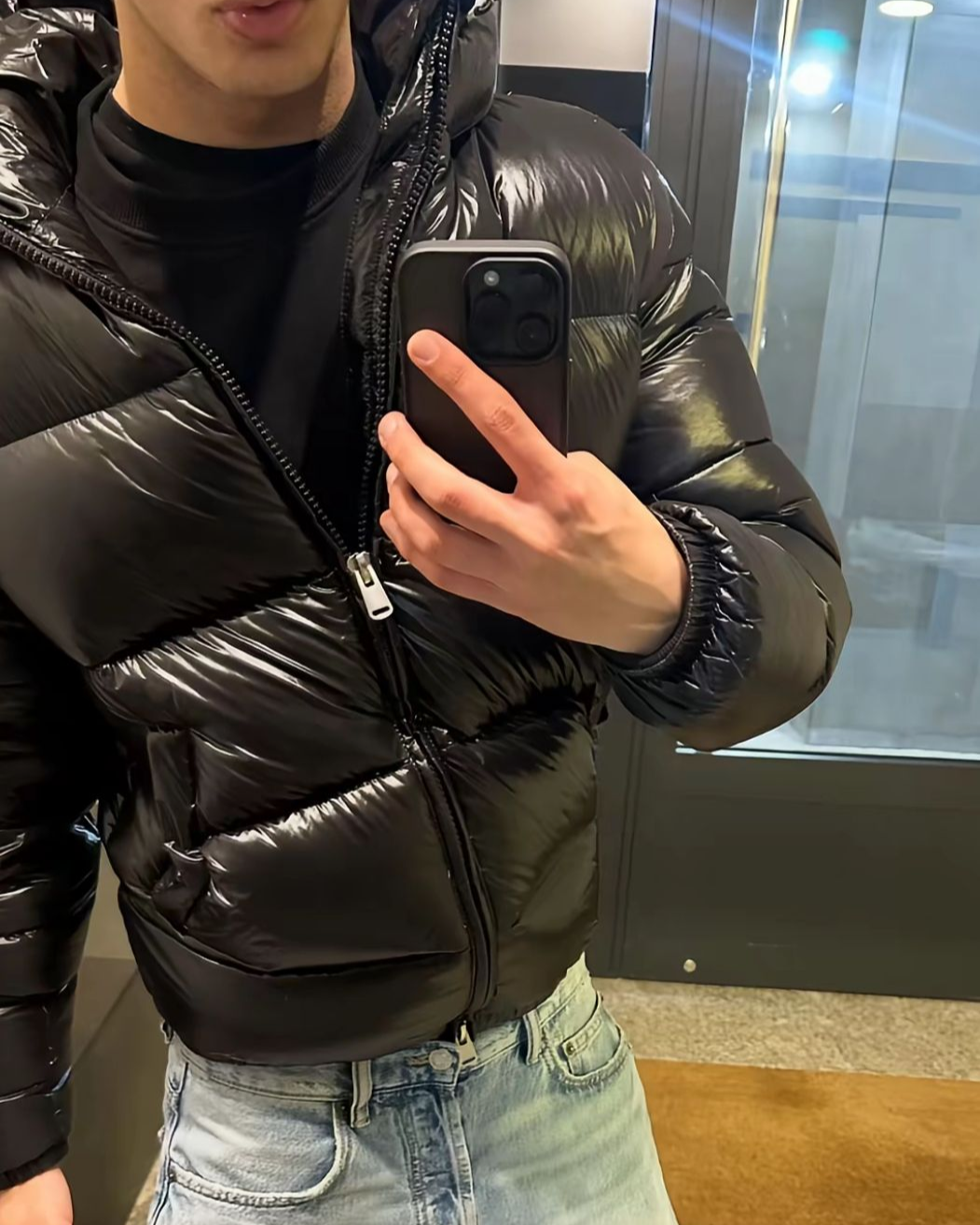 Unisex vattert jakke