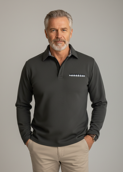 Verner | Langermet poloskjorte