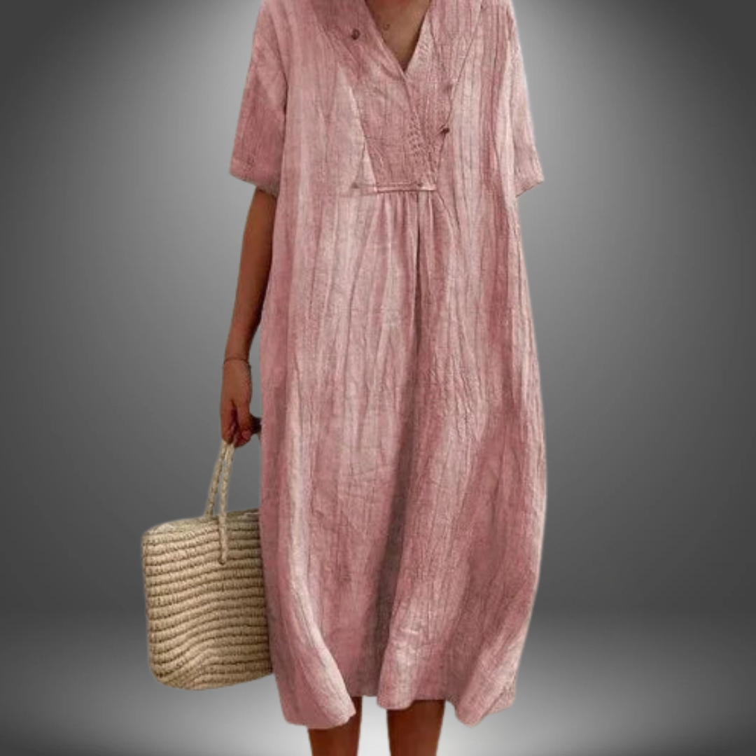 Olea | Kjole med V-utringning