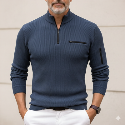 Gusteous | Langermet skjorte med glidelås