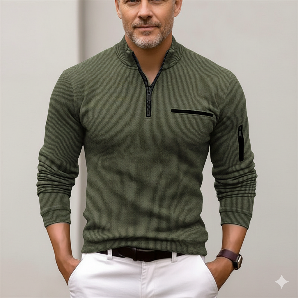 Gusteous | Langermet skjorte med glidelås