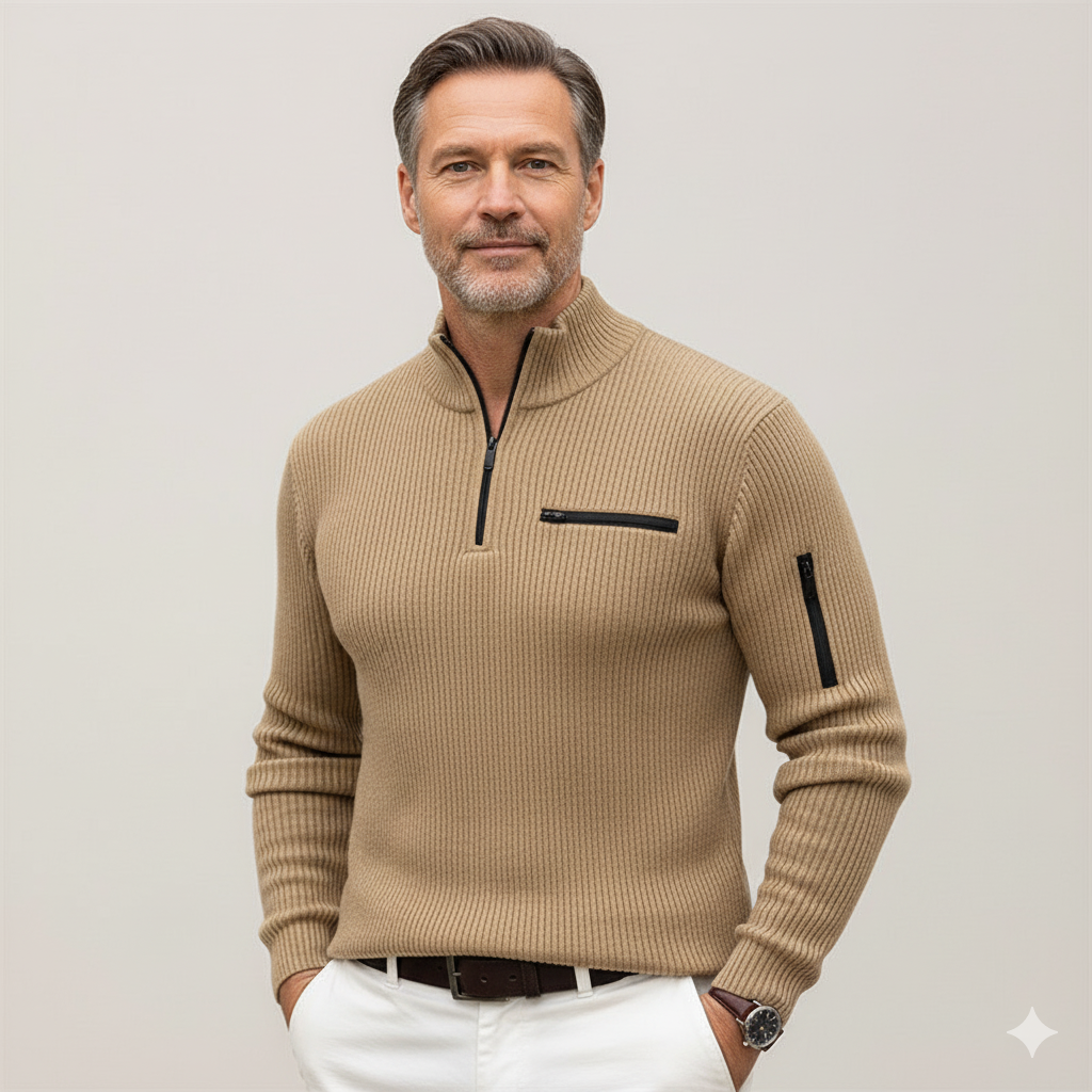 Gusteous | Langermet skjorte med glidelås