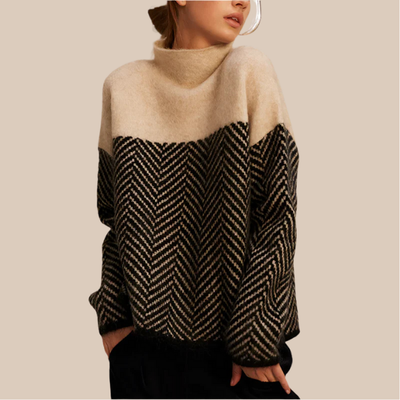 Adelie - Strikket Turtleneck Genser