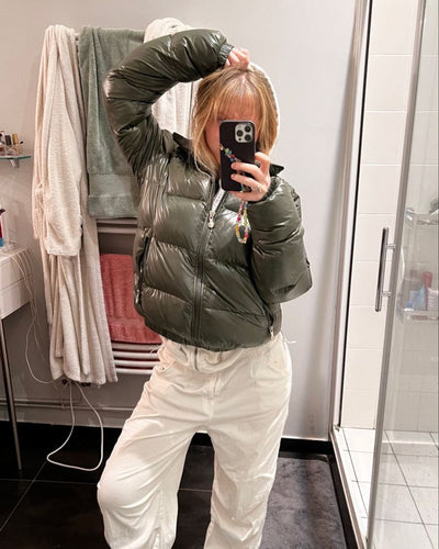 Unisex vattert jakke